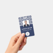 Mitarbeiter-ID-Abzeichen - Foto, Logo und Name (Ma Ausweis (Handheld)