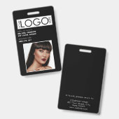 Mitarbeiter-ID Foto Firmenkennung Ausweis (Front & Back)