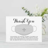 Mitarbeiter im Gesundheitswesen Dankeschön Karte (Stehend Vorderseite)