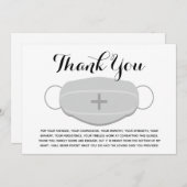 Mitarbeiter im Gesundheitswesen Dankeschön Karte (Vorne/Hinten)