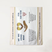 Mitarbeiter im Team individuell einstellen Wandteppich (Vorderseite)