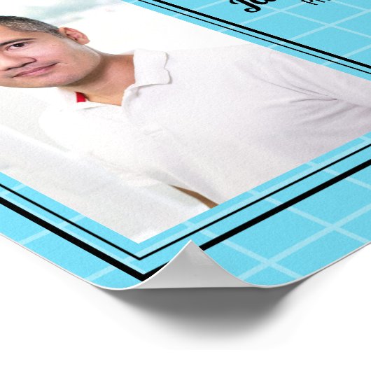 Mitarbeiter in der benutzerdefinierten Farbe des M Poster (Ecke)