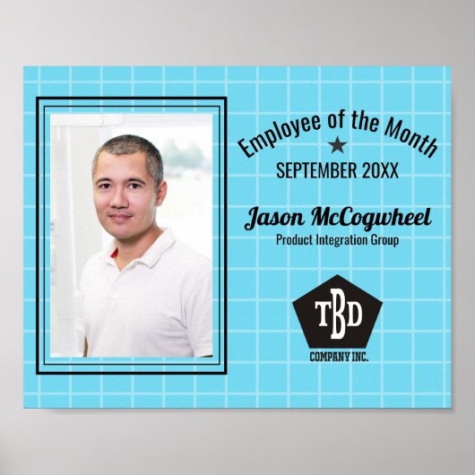 Mitarbeiter in der benutzerdefinierten Farbe des M Poster (Vorne)