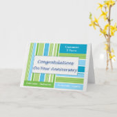 Mitarbeiter-Jubiläum Karte (Gelbe Blume)