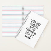 Mitarbeiter, Kollege, Abschied, viel Glück T - Shi Notizblock (Innen)