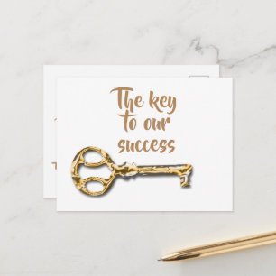 Mitarbeiter Kunde Klient Danke Wertschätzung Postkarte