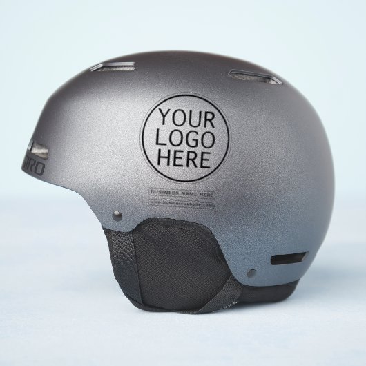 Mitarbeiter Minimalistischer Swag Custom Aufkleber (Helmseite)