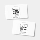 Mitarbeiter mit benutzerdefiniertem, einfachem Fir Ausweis (Vorder- & Rückseite)