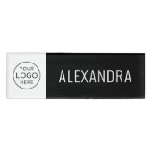 Mitarbeiter mit benutzerdefiniertem Firmenlogo Sch Namenschild (Vorderseite)