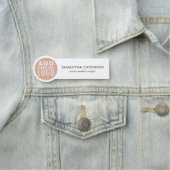 Mitarbeiter mit benutzerdefinierten Logos Magnetic Namensschild (Beispiel)