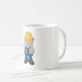 Mitarbeiter mit Hard Hat Kaffeetasse (VorderseiteRechts)