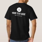 Mitarbeiter-Mitarbeiter-Mens T-Shirt (Rückseite)