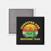 Mitarbeiter-Müllcontainer-Feuer-Response-Team-Häss Magnet (Vorderseite/Rückseite)