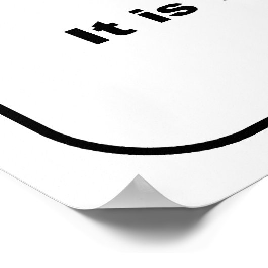 Mitarbeiter-Notice-Poster Poster (Ecke)