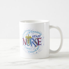 Mitarbeiter Nurse Motto Kaffeetasse