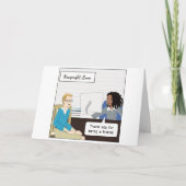 Mitarbeiter oder Freiwillige Non-Profit Vielen Dan Karte (Vorderseite)