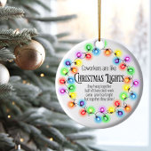 Mitarbeiter schätzen Weihnachtsgeschenk Ornament