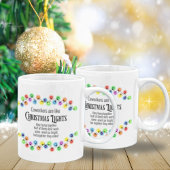 Mitarbeiter sind wie Weihnachts-Lampen-Coworker-Ge Jumbo-Tasse