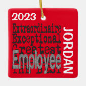 Mitarbeiter-Sonderbeauftragter CUSTOM Keramikornament (Vorderseite)