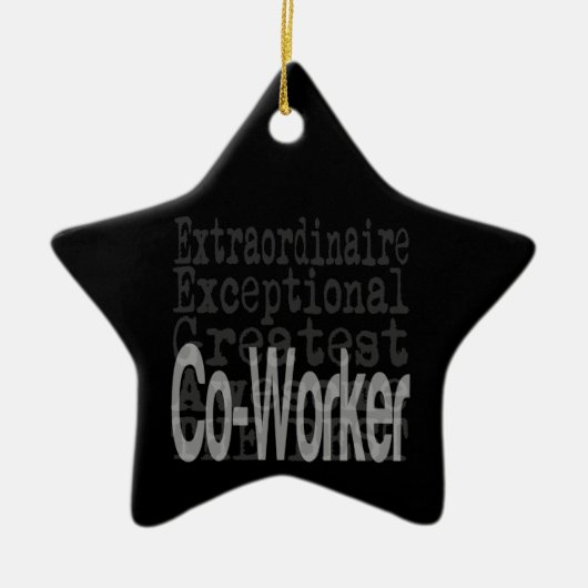 Mitarbeiter-Sonderbeauftragter Keramik Ornament (Vorne)