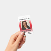 Mitarbeiter speichern - Rot Ausweis (Handheld)