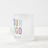 Mitarbeiter Tasse Individuelle Name Firmenlogo (Vorderseite Links)