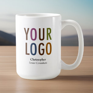 Mitarbeiter Tasse Individuelle Name Firmenlogo