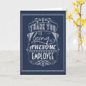 Mitarbeiter Vielen Dank für Ihre Anerkennung Karte (Gelbe Blume)