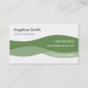 Mitarbeiter Visitenkarte Wellen des Wassers B3G