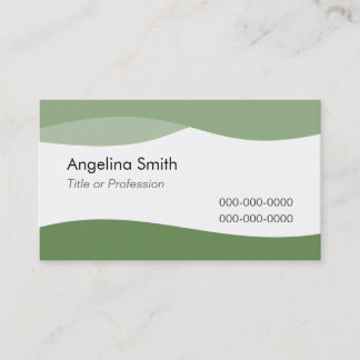 Mitarbeiter Visitenkarte Wellen des Wassers E1G