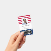 Mitarbeiter von American Flag Business Security Ausweis (Handheld)