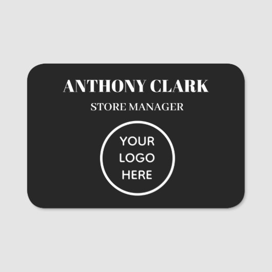 Mitarbeiter von Magnetfirma für kundenspezifische Namensschild (Vorderseite)