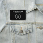 Mitarbeiter von Magnetfirma für kundenspezifische Namensschild (Beispiel)