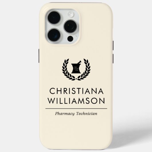 Mitarbeiter von Pharmazie Pharmacy Tech Case-Mate iPhone Hülle (Rückseite)