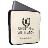 Mitarbeiter von Pharmazie Pharmacy Tech Laptopschutzhülle (Vorne Rechts)