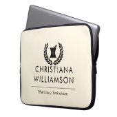 Mitarbeiter von Pharmazie Pharmacy Tech Laptopschutzhülle (Vorderseite Links)