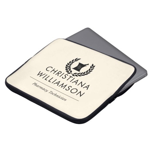 Mitarbeiter von Pharmazie Pharmacy Tech Laptopschutzhülle (Vorne Oben)