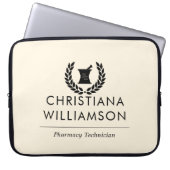 Mitarbeiter von Pharmazie Pharmacy Tech Laptopschutzhülle (Vorderseite)