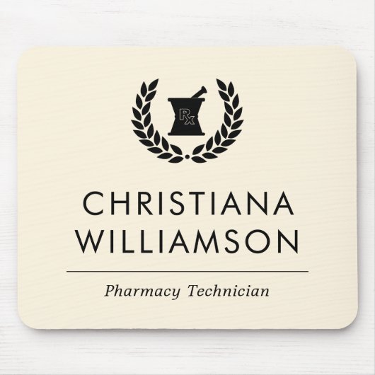 Mitarbeiter von Pharmazie Pharmacy Tech Mousepad (Vorne)