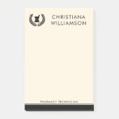 Mitarbeiter von Pharmazie Pharmacy Tech Post-it Klebezettel (Vorderseite)