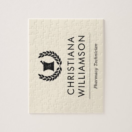 Mitarbeiter von Pharmazie Pharmacy Tech Puzzle (Vertikal)