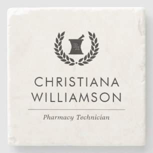 Mitarbeiter von Pharmazie Pharmacy Tech Steinuntersetzer