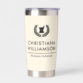 Mitarbeiter von Pharmazie Pharmacy Tech Thermobecher (Links)