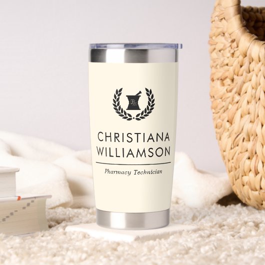 Mitarbeiter von Pharmazie Pharmacy Tech Thermobecher (Wohnzimmer)