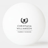 Mitarbeiter von Pharmazie Pharmacy Tech Tischtennisball (Vorderseite)