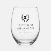 Mitarbeiter von Pharmazie Pharmacy Tech Weinglas Ohne Stiel (Vorderseite)