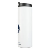 Mitarbeiter von Unternehmen und Markenlogos hinzuf Thermosbecher (Nach rechts gedreht)