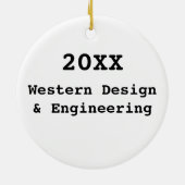 Mitarbeiter-Wertschöpfungsarbeit dank Geschäft Keramik Ornament (Hinten)