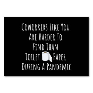 Mitarbeiter wie Sie sind schwer zu finden Tischnummer