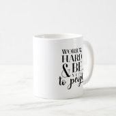 Mitarbeiter zitiert harte Arbeit u. ist Nizza zu Kaffeetasse (VorderseiteRechts)